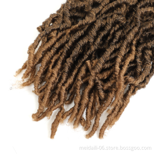 Factory price synthetic crochet dreadlocks faux locs hair extensions braiding faux locs